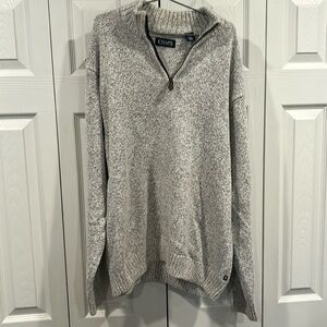 Mens Chaps 1/4 Zip Sweater,
